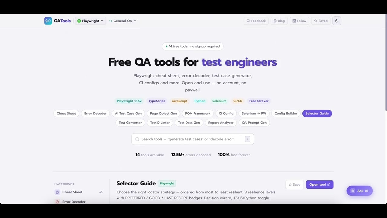 QATools 1.0 gallery image