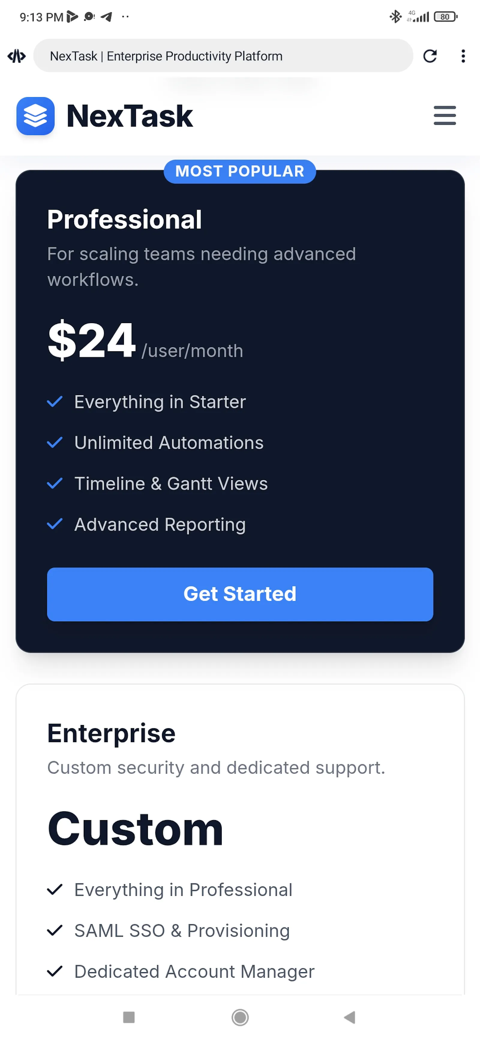 NexTask screenshot 10