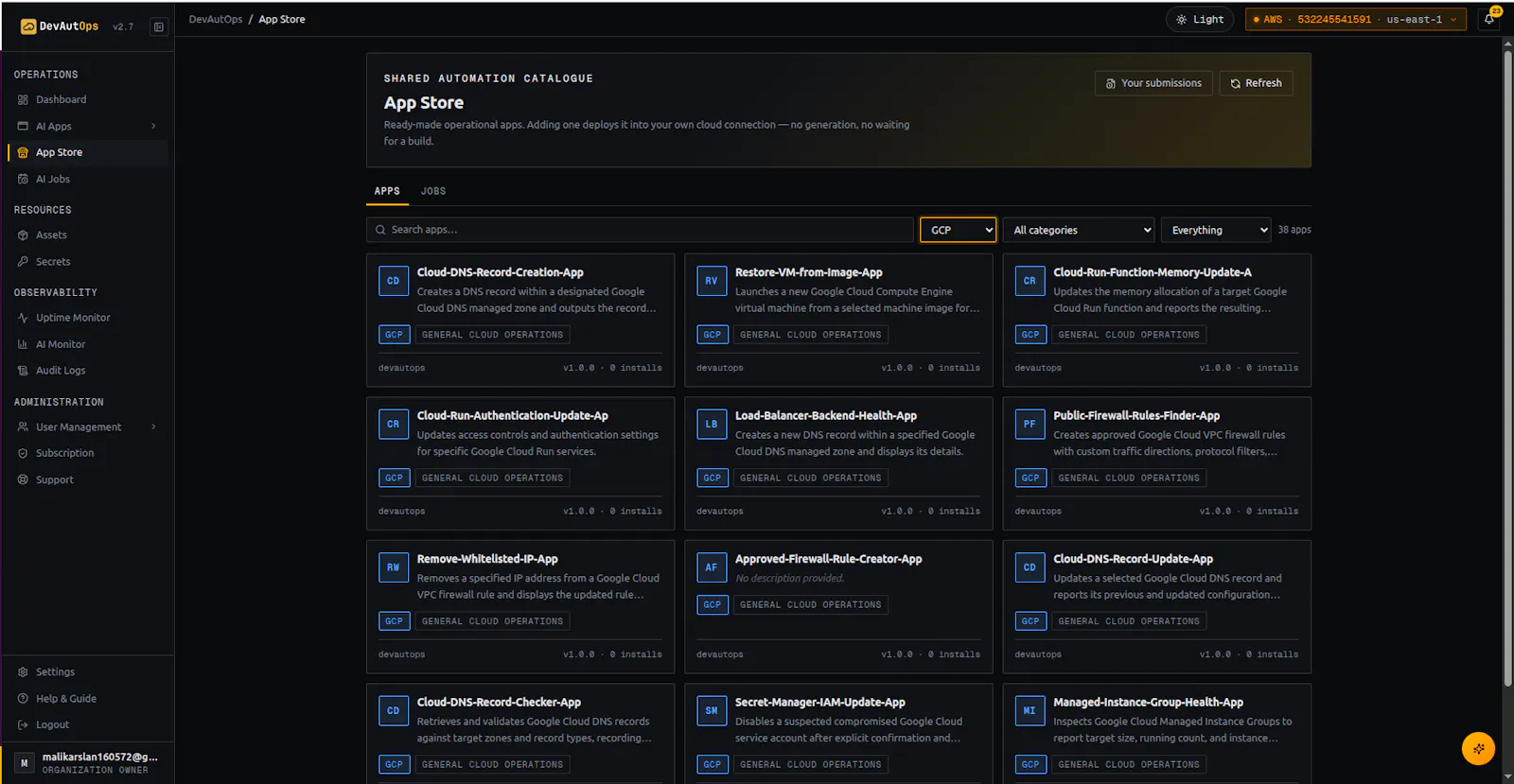 DevAutOps screenshot 3