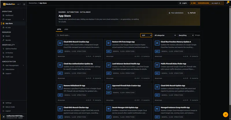 DevAutOps screenshot 3