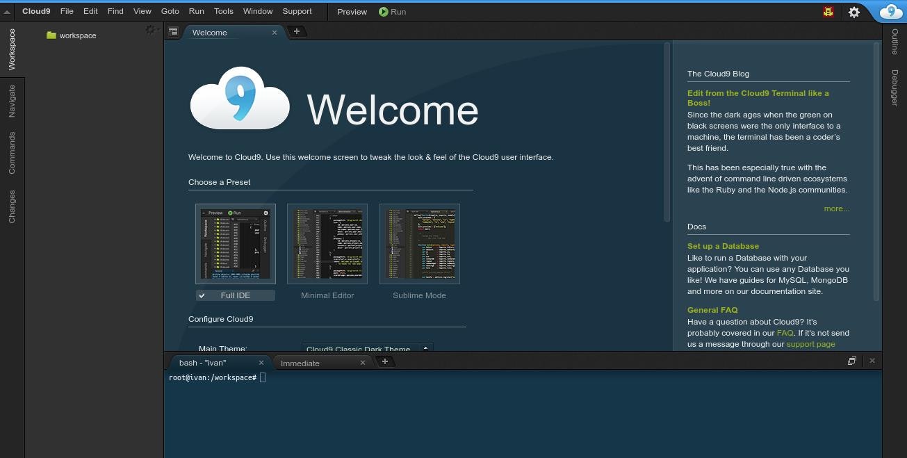 Automated Cloud9 IDE (http://c9.io) Build with PHP and Apache2 Support