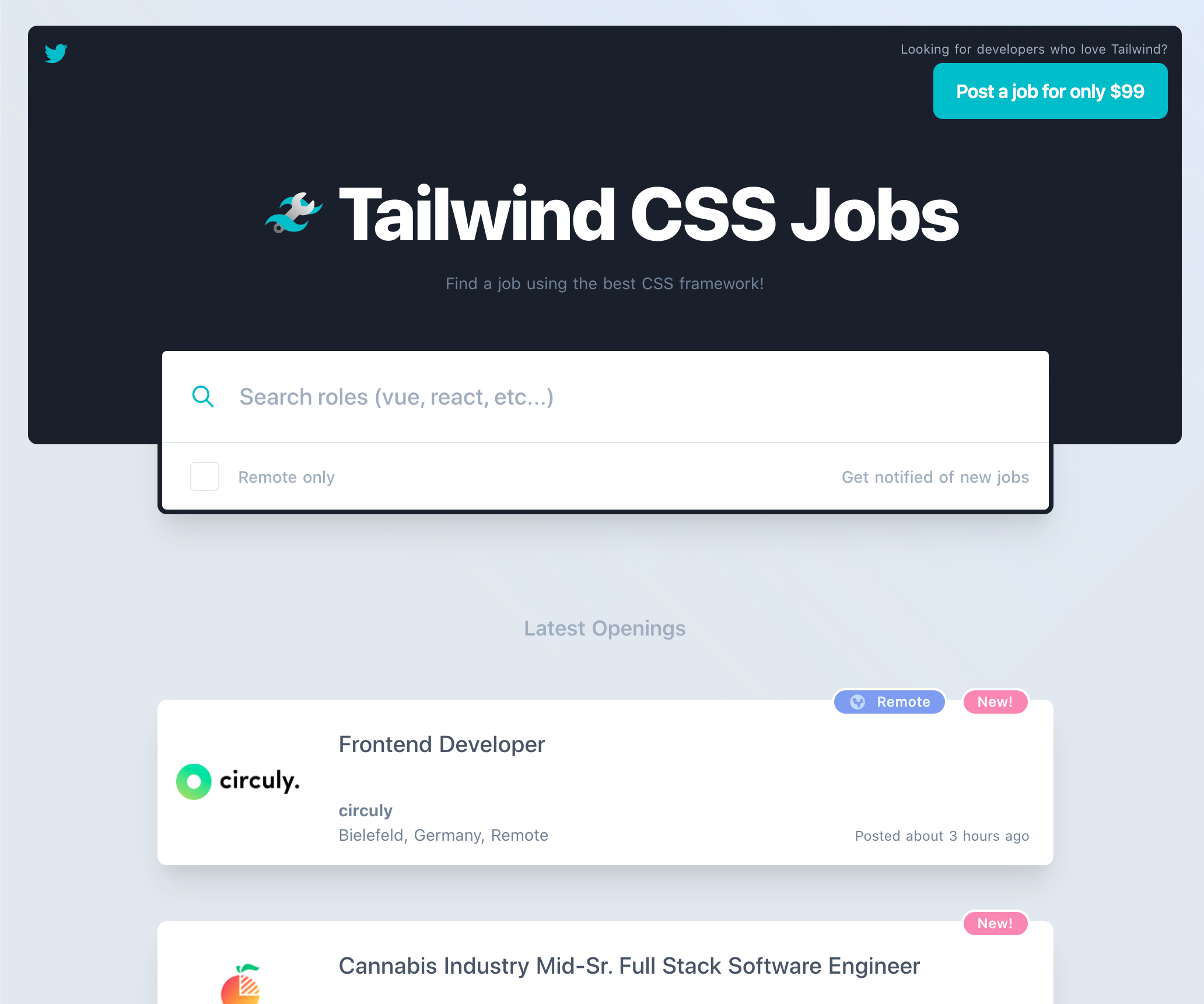 Tailwind Jobs gallery image