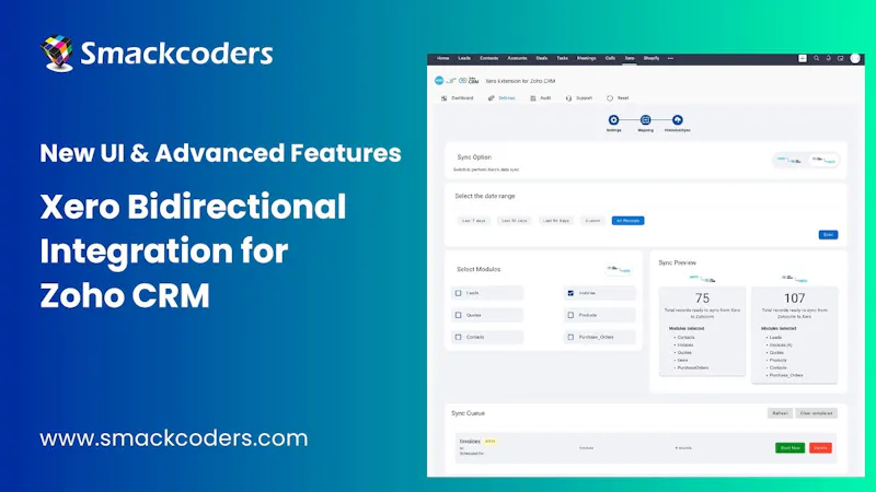 Xero Integration for Zoho CRM screenshot 1 (video preview)