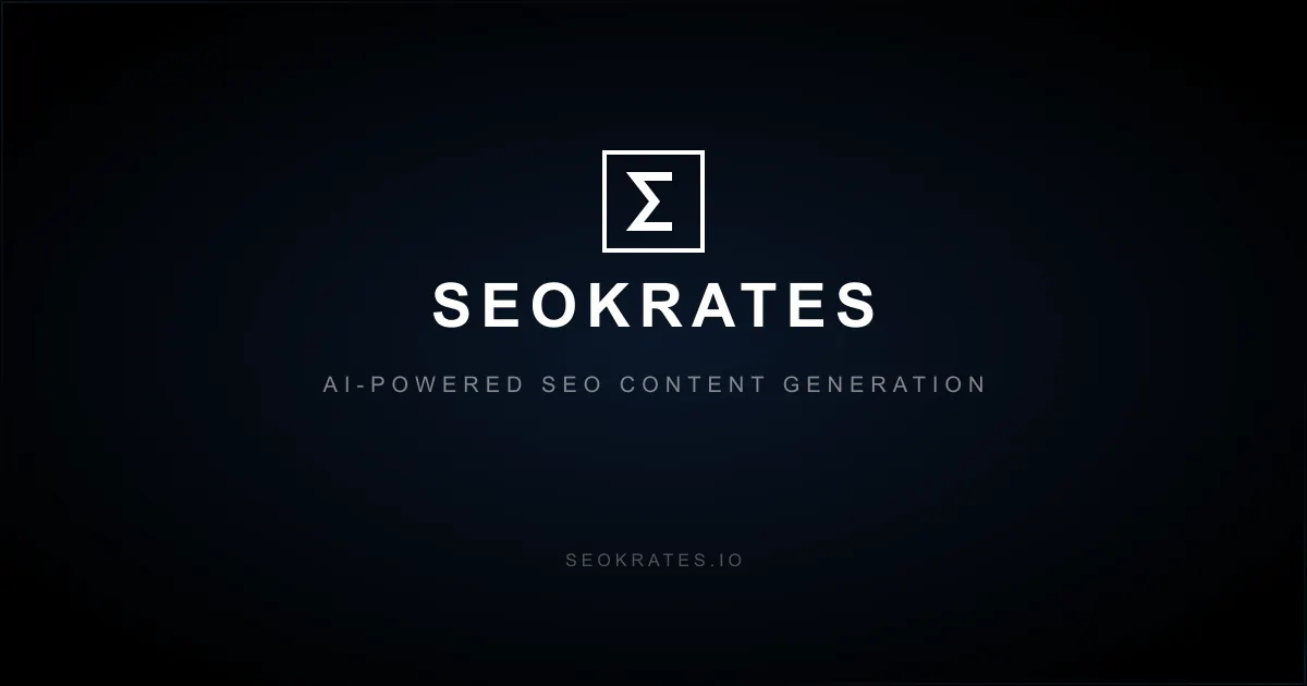 SEOKRATES 제품 배너