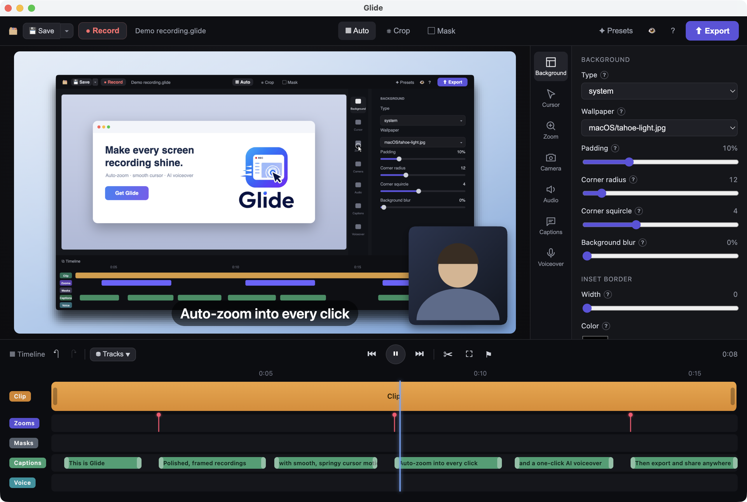 Glide Screen Recorder AI gallery image