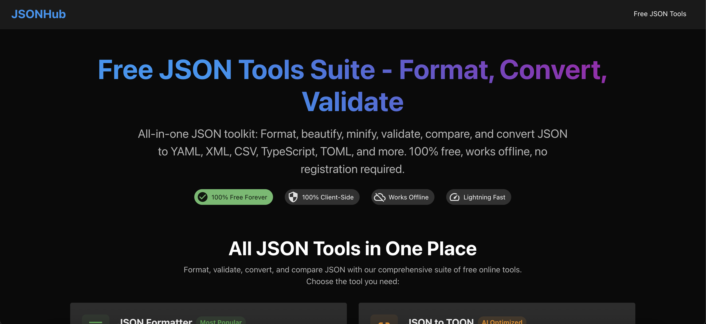 JSONHub gallery image
