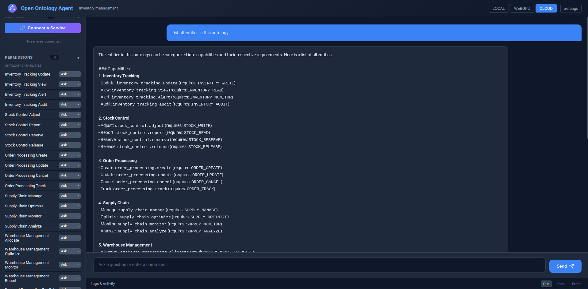 Open Ontology  - Main product screenshot demonstrating key features and user interface