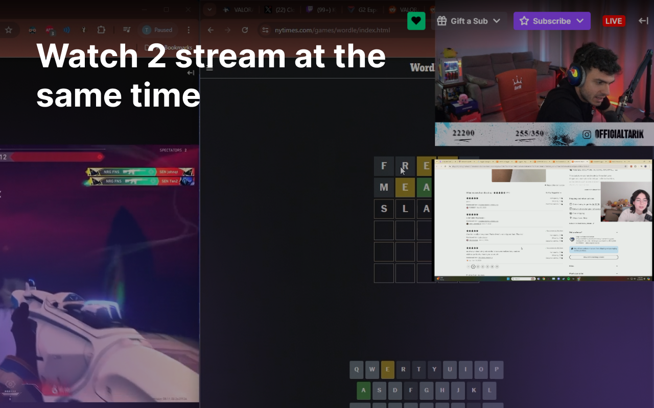 Twitch Live ovunque estensione Chrome media 3