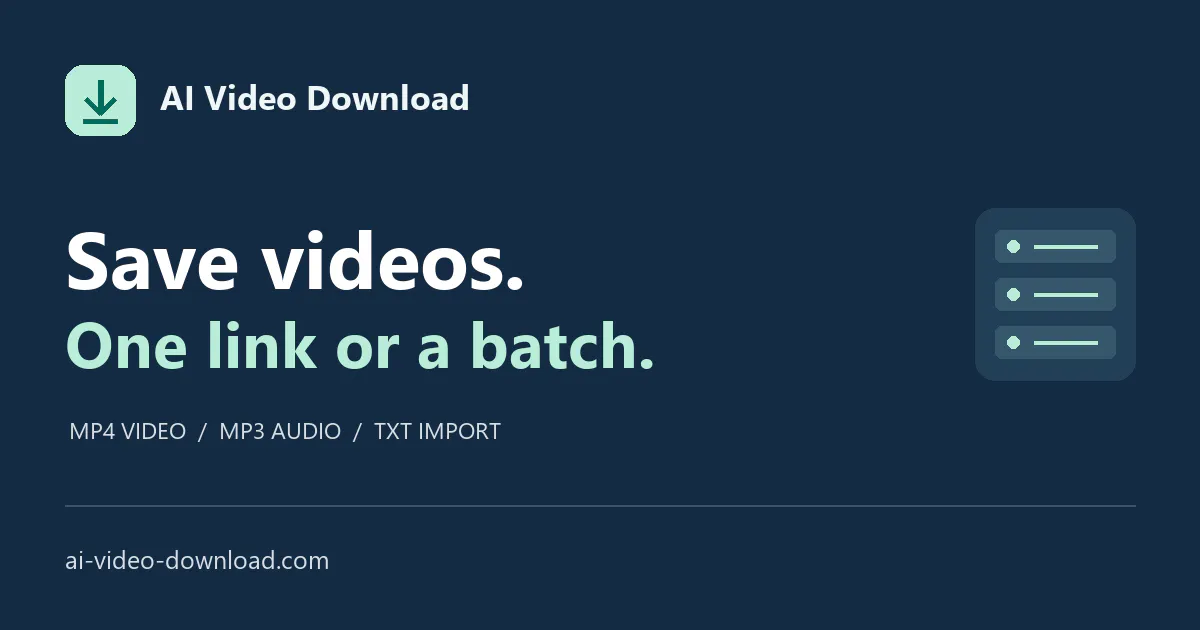 AI Video Download gallery image