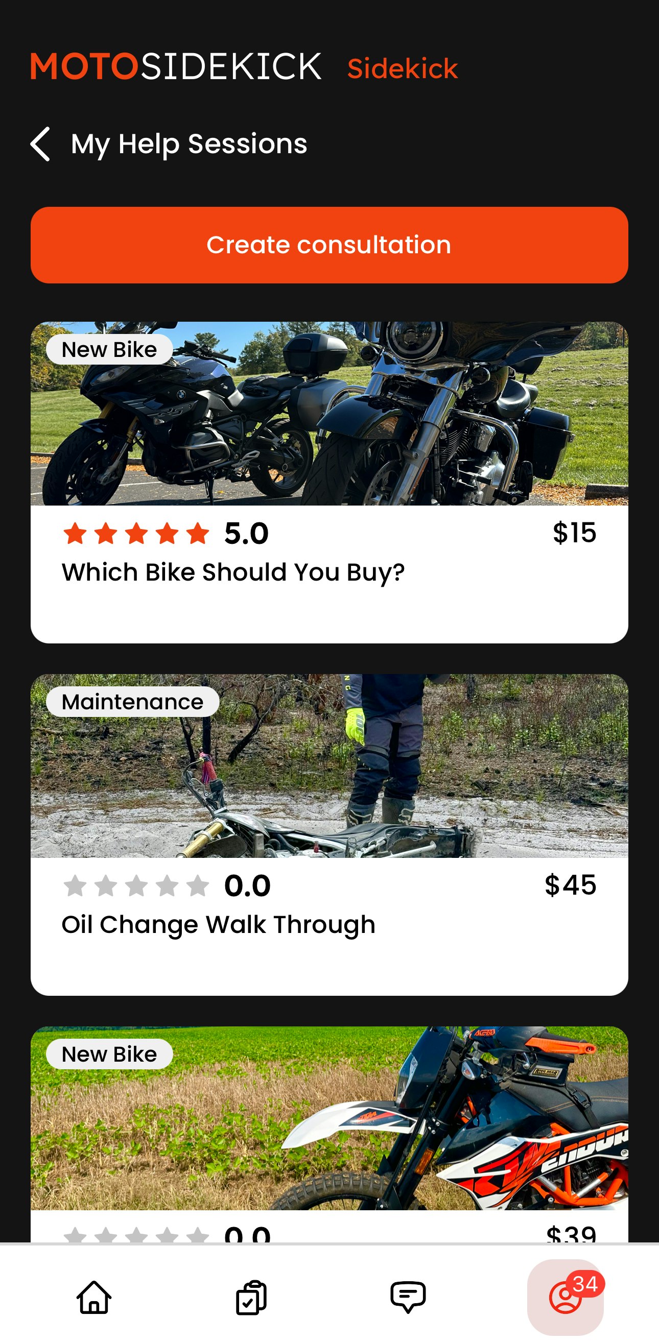 Motosidekick - Moto binicileri için Upwork medya 1