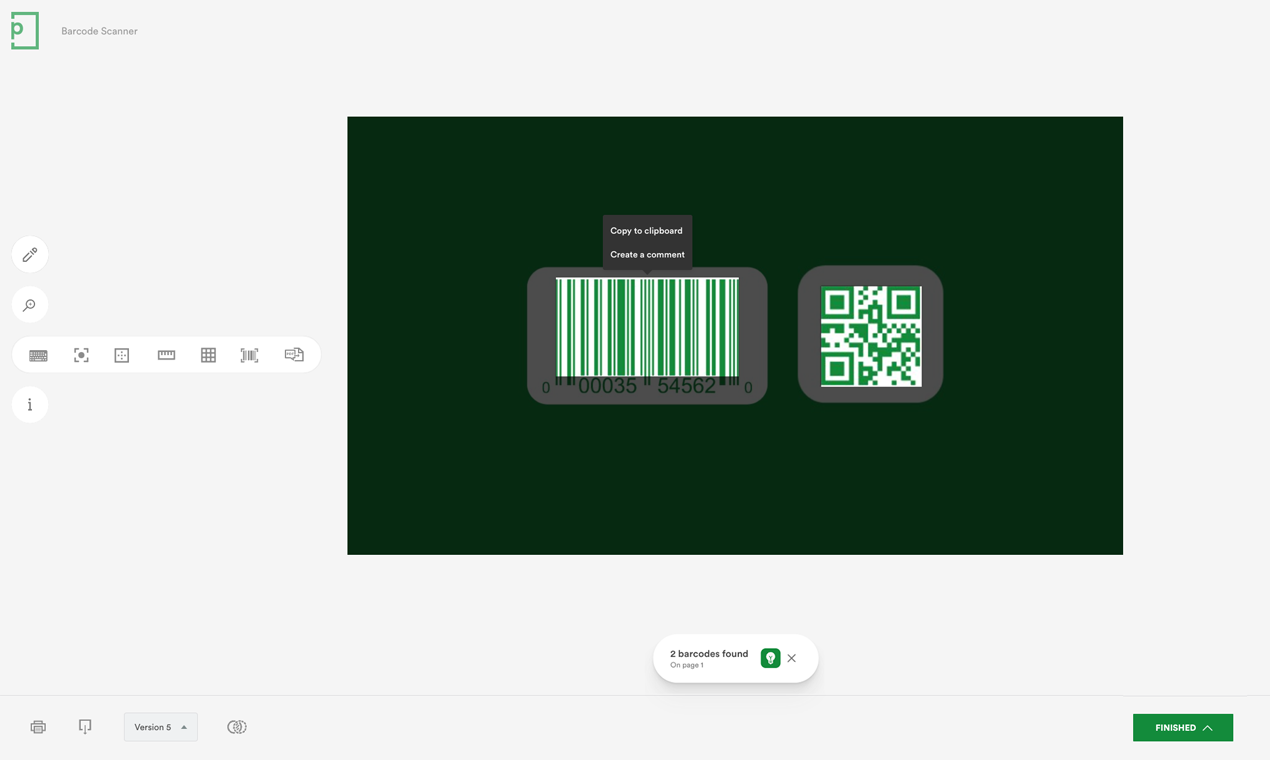 Mídia 3 de Scanner de código de barras automatizado