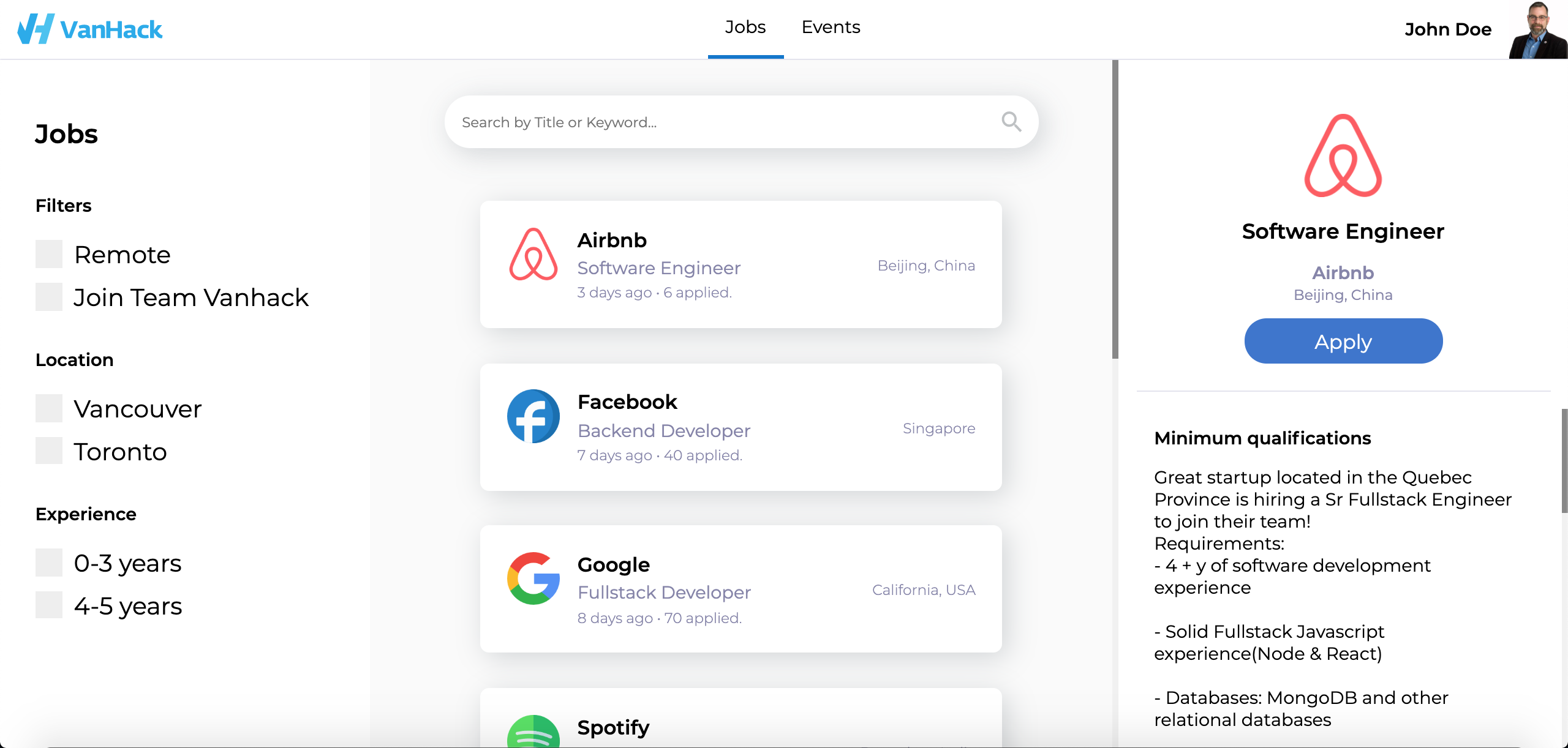 Vanhack - Surprise Us Challenge gallery image