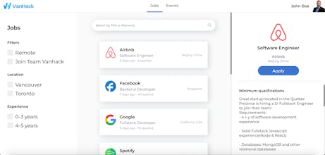 Vanhack - Surprise Us Challenge gallery image