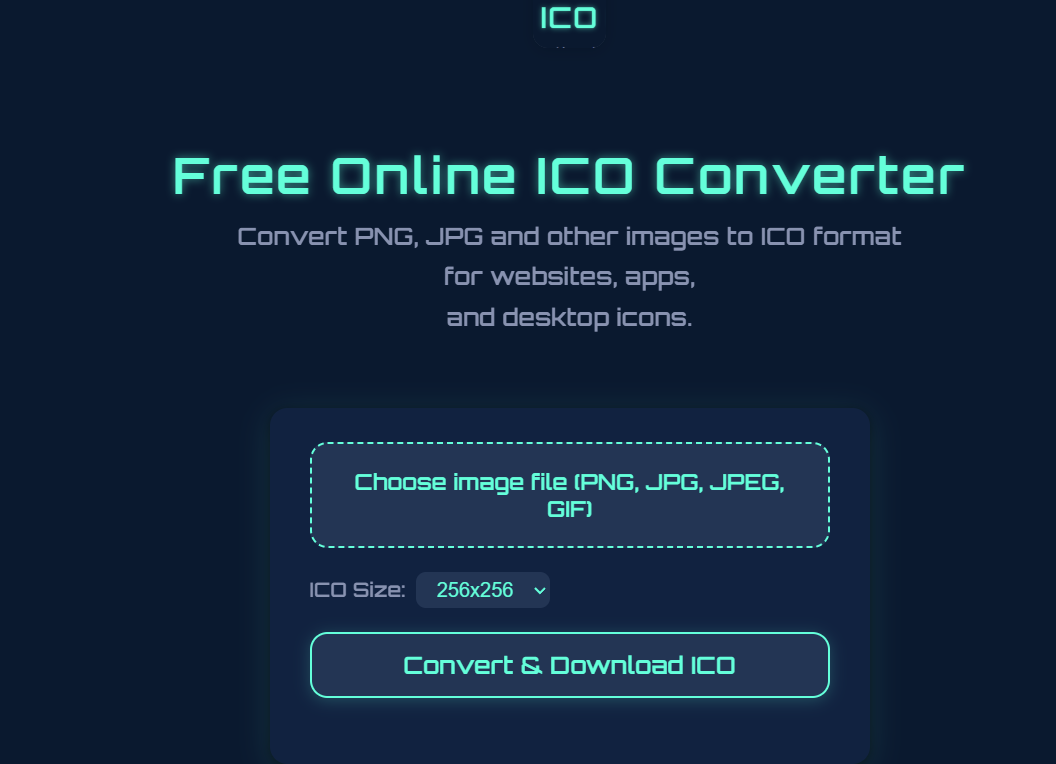 PNG, JPG को ICO में बदलें मीडिया 1