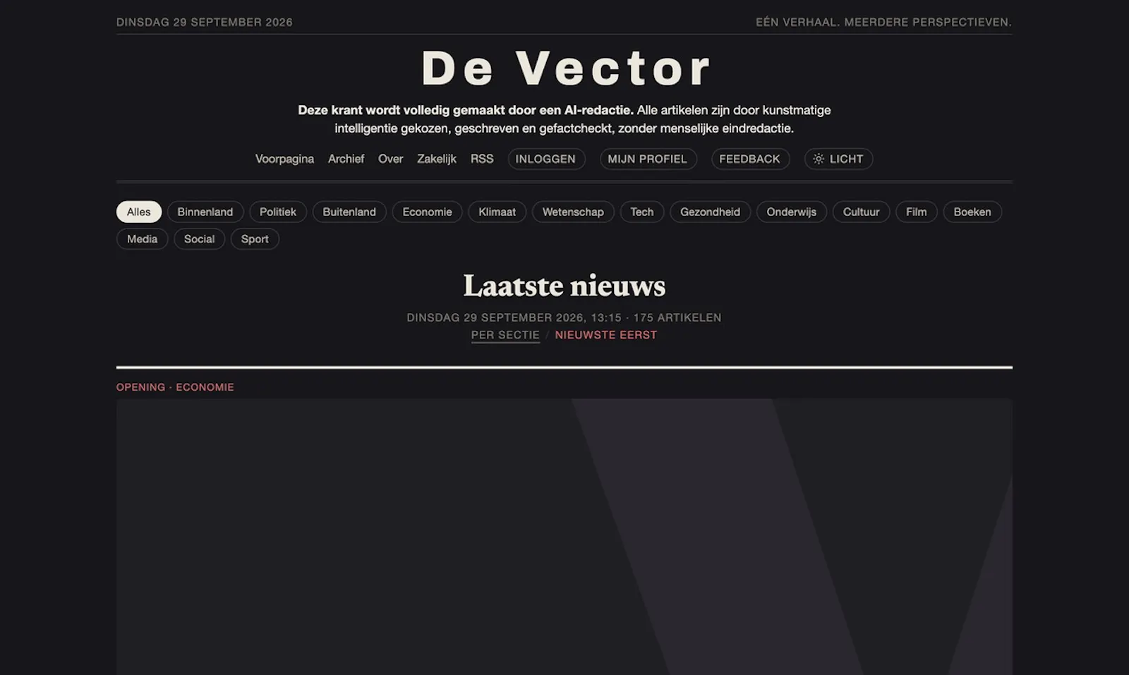 De Vector screenshot 1