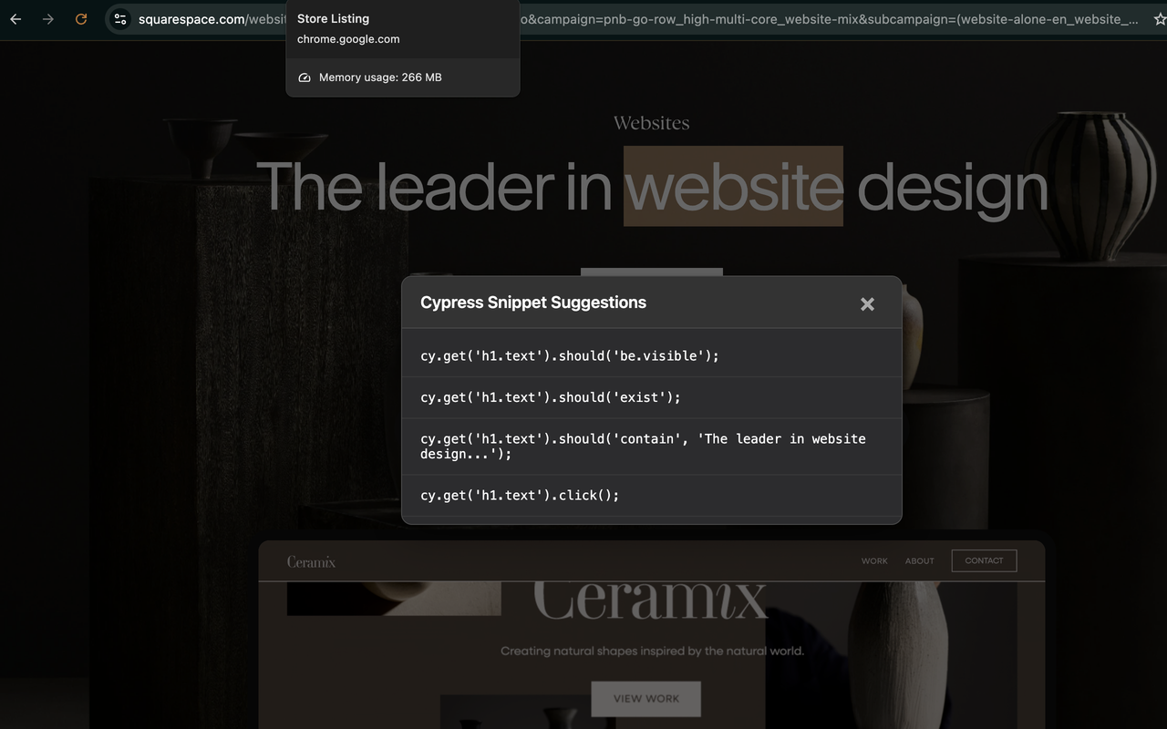 Média Scout sélecteur - Magasin de web chrome 3