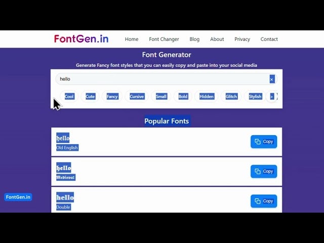 FontGen.in gallery image
