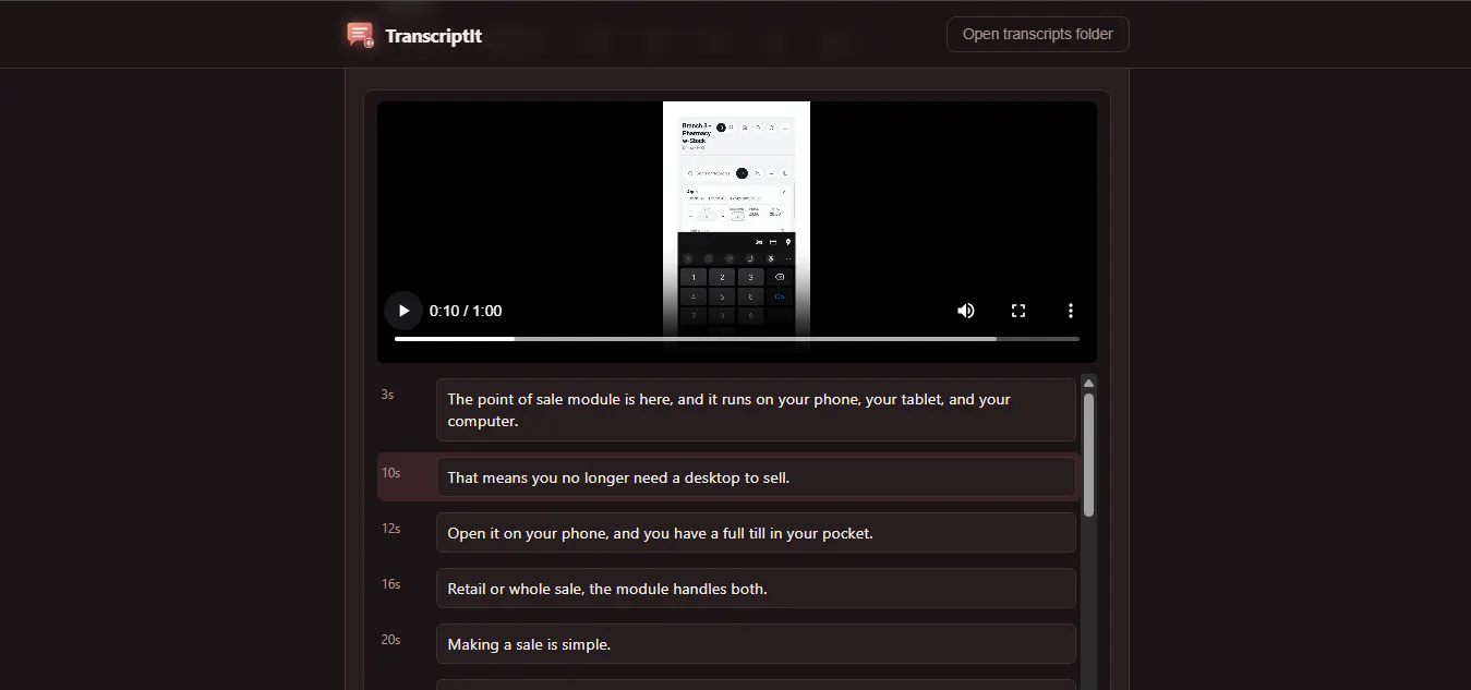 TranscriptIt gallery image
