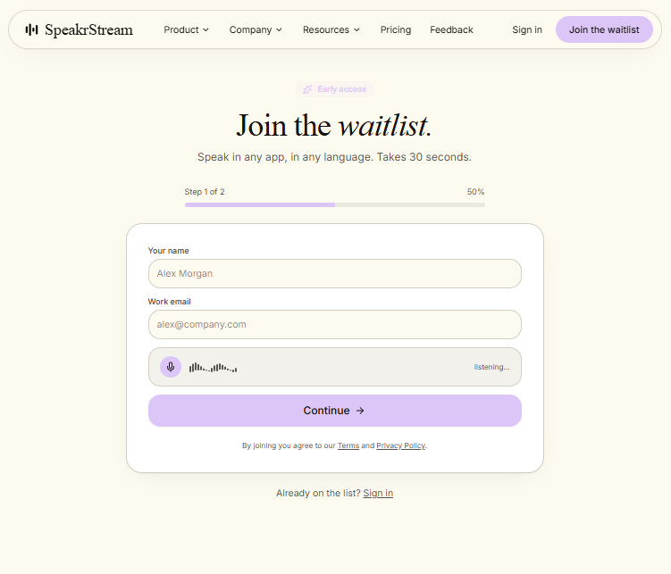 SpeakrStream gallery image