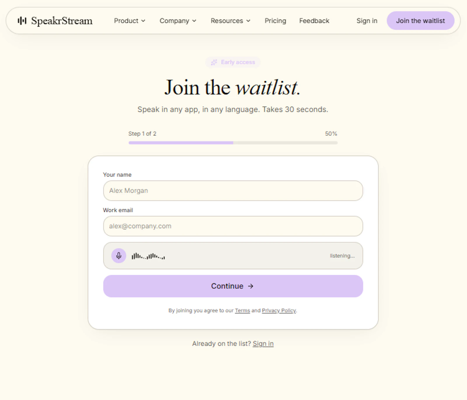 SpeakrStream screenshot 4