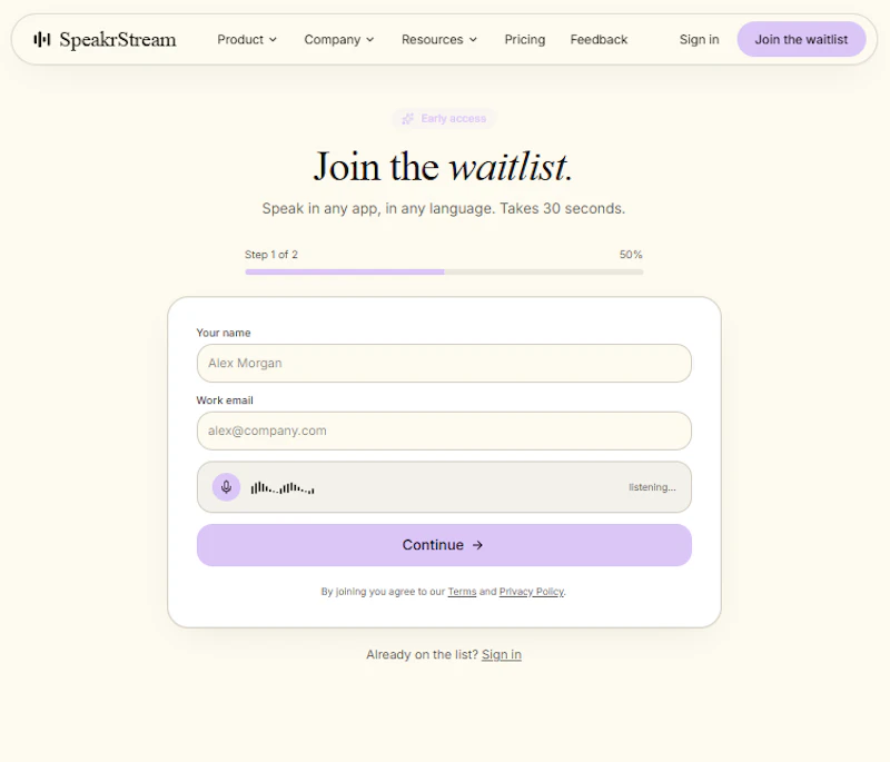 SpeakrStream screenshot 4