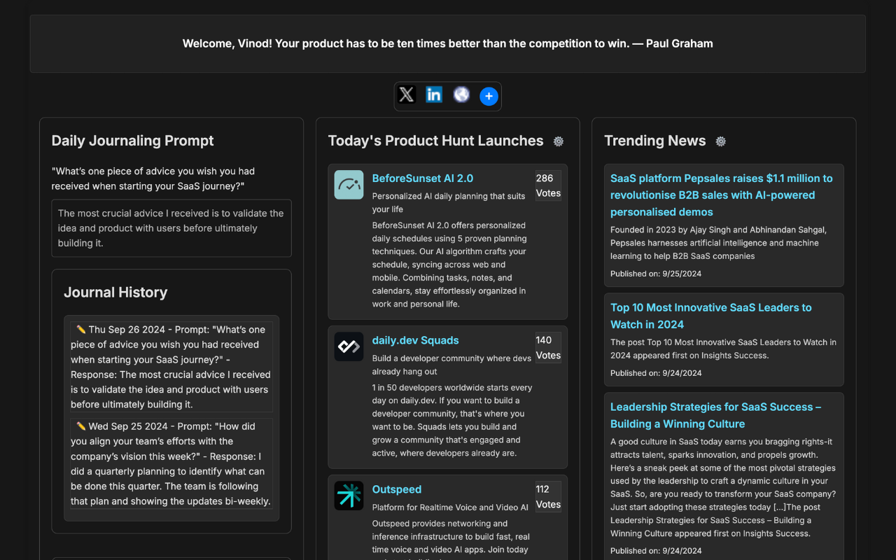 SaaS inspiration hub media 2