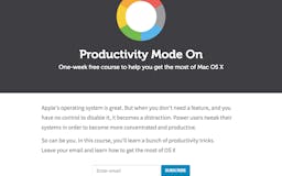 Productivity Mode On media 3