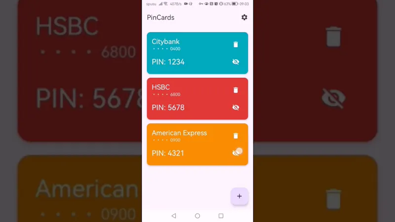 PinCards screenshot 1 (video preview)