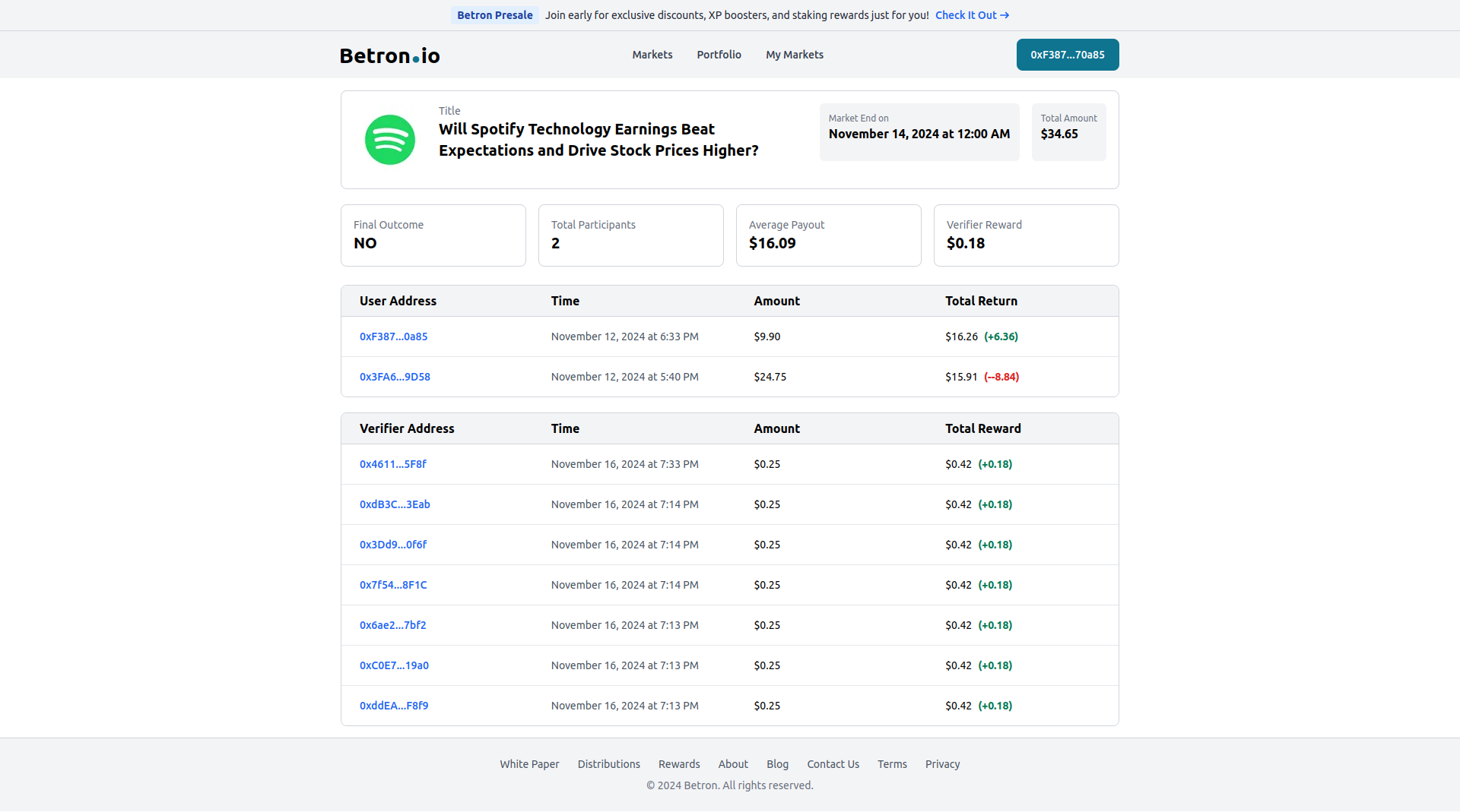 Betron.io - Betron Markets : 암호화 베팅 및 예측 혁명 미디어 4