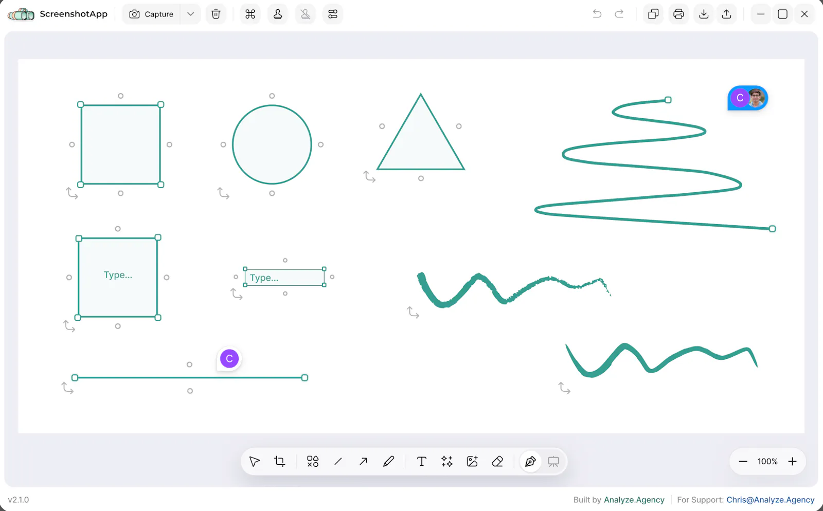 Screenshot Whiteboard App screenshot 2