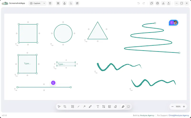 Screenshot Whiteboard App screenshot 2