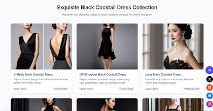 BlackCocktailDress gallery image