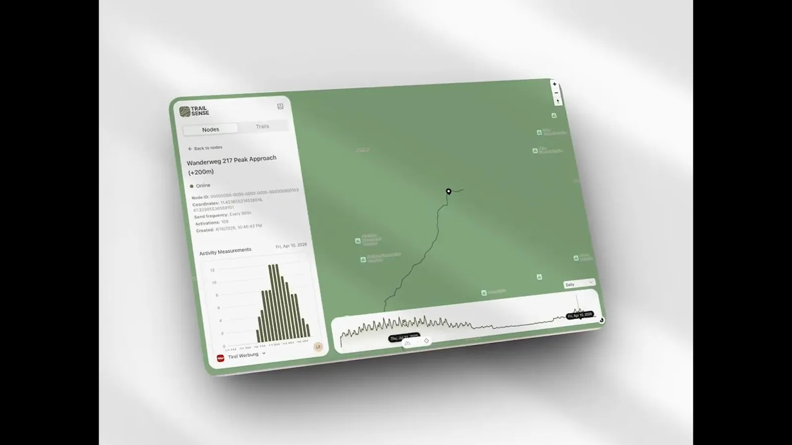 Trailsense screenshot 1 (video preview)