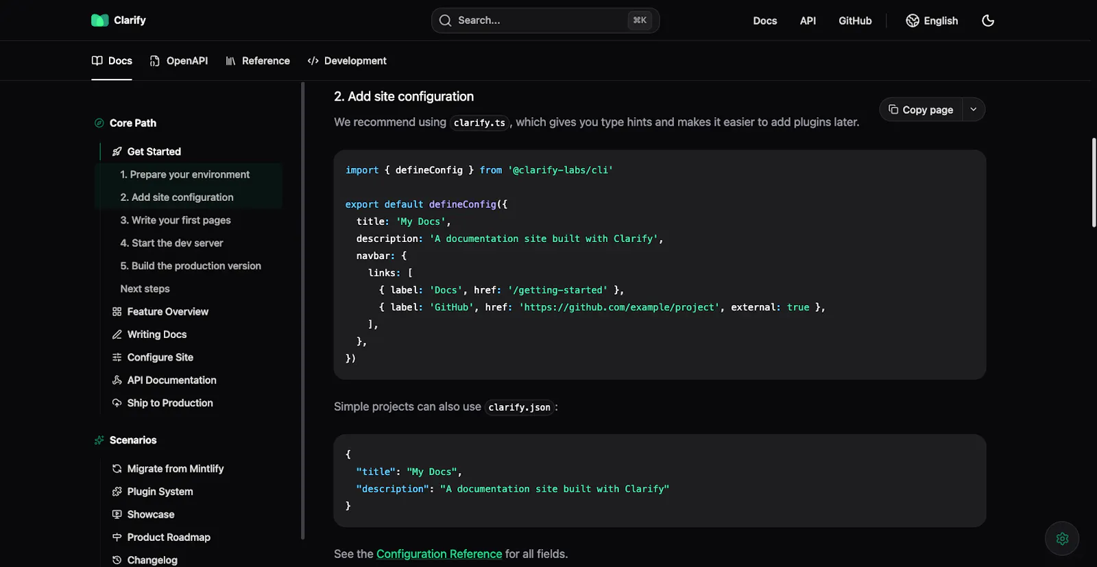 Clarify screenshot 2