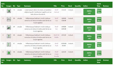 WooCommerce Product Table Listing gallery image