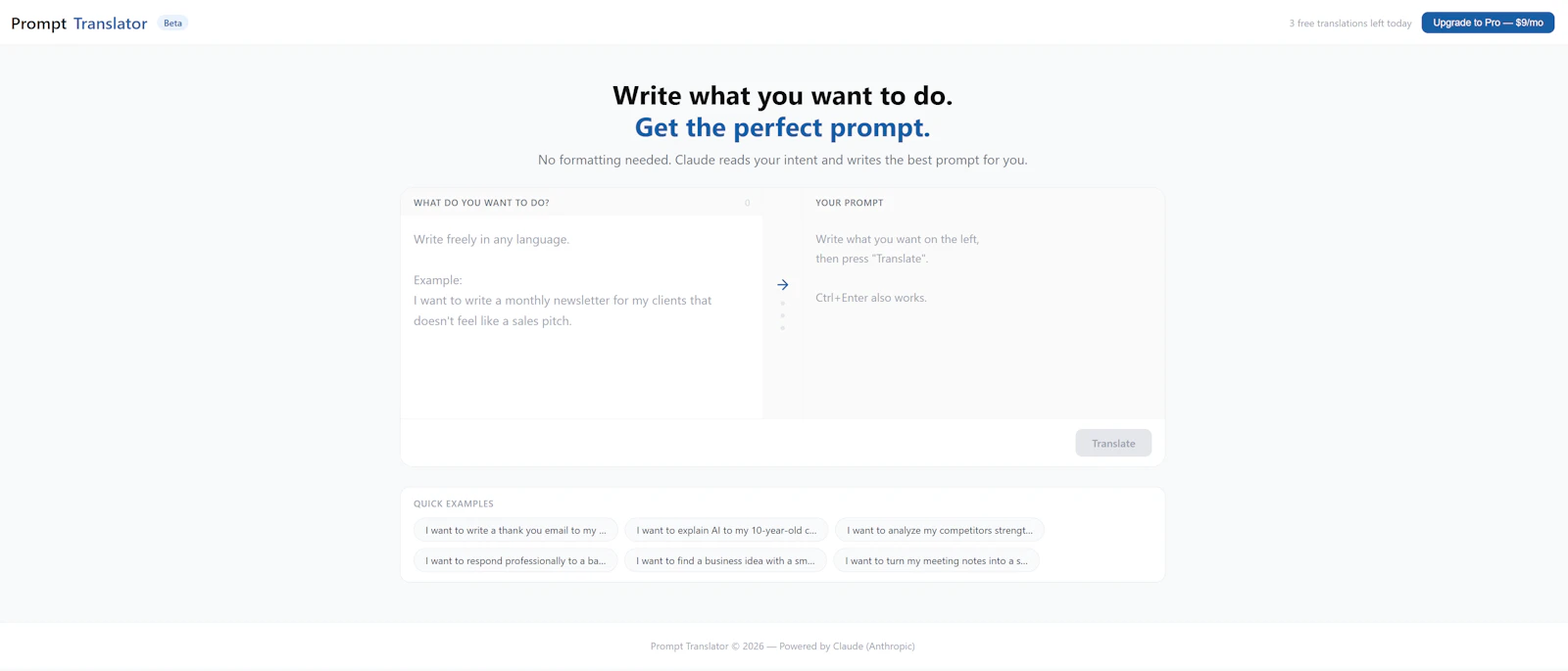 Prompt Translator screenshot 2