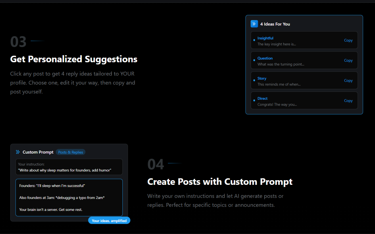 X EngageAI - Screenshot 4 showing product features and functionality