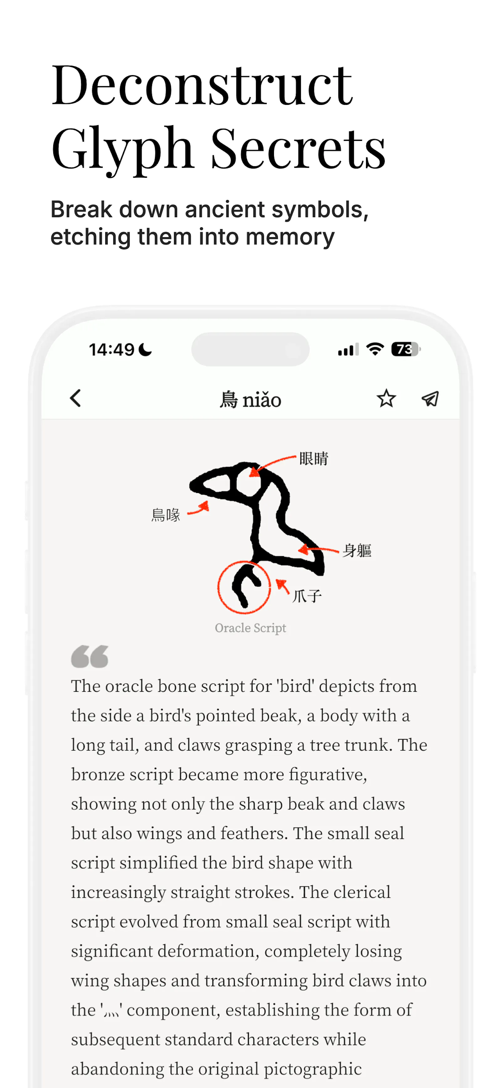 Chinese Oracle screenshot 1