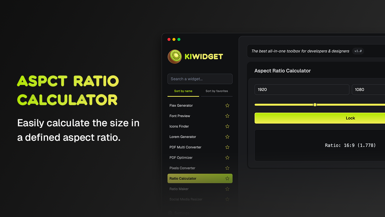 Kiwidget v1.3.0 gallery image