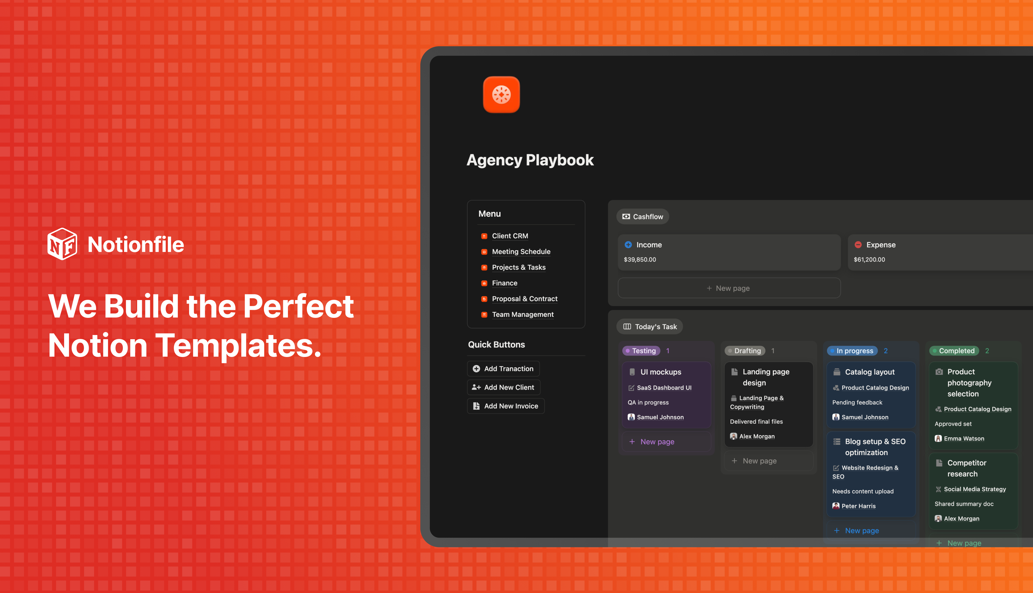NotionFile - Main product screenshot demonstrating key features and user interface