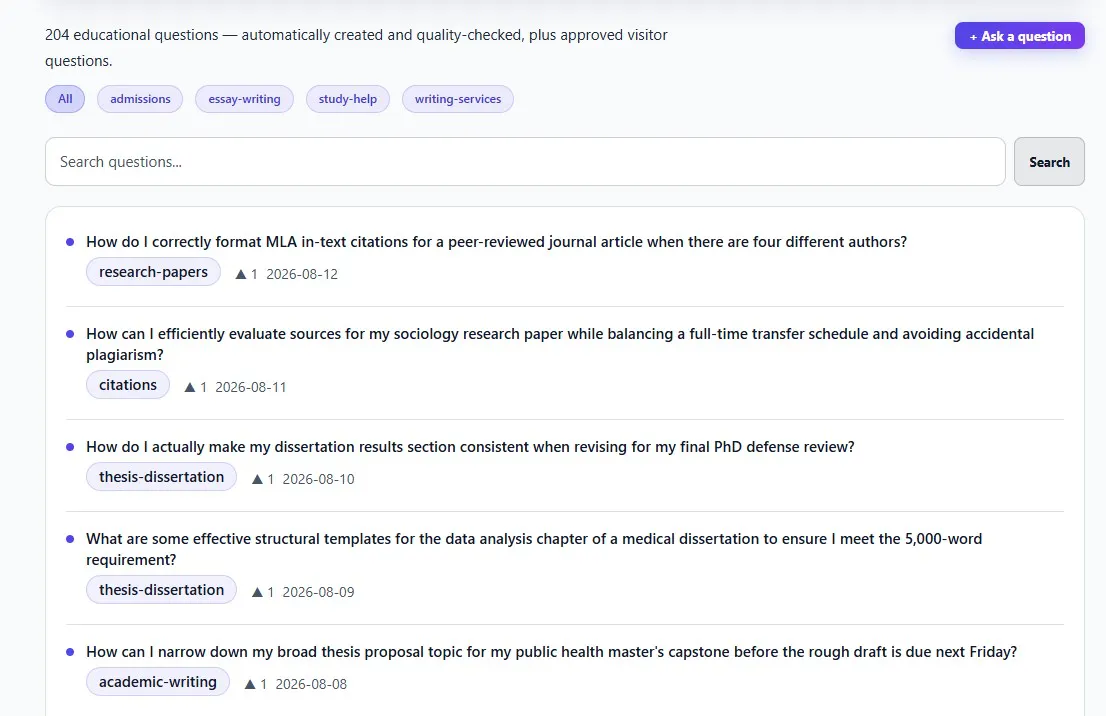 Student Q&A gallery image