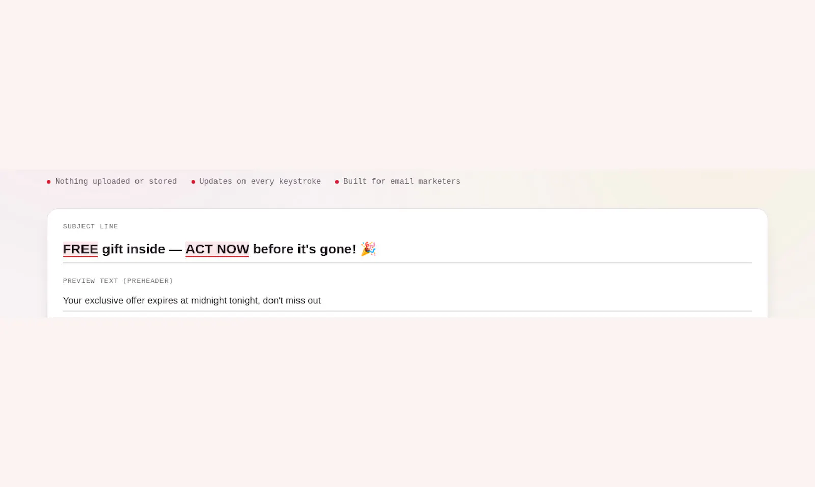 Email Subject Line, Inbox Preview Tester screenshot 4