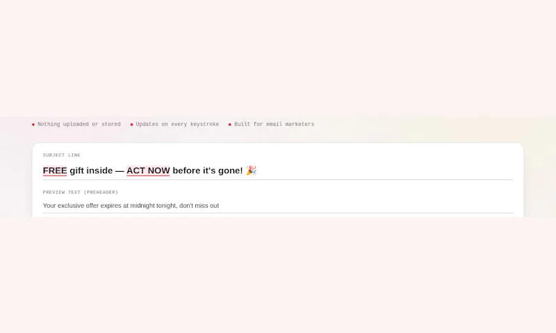 Email Subject Line, Inbox Preview Tester screenshot 4