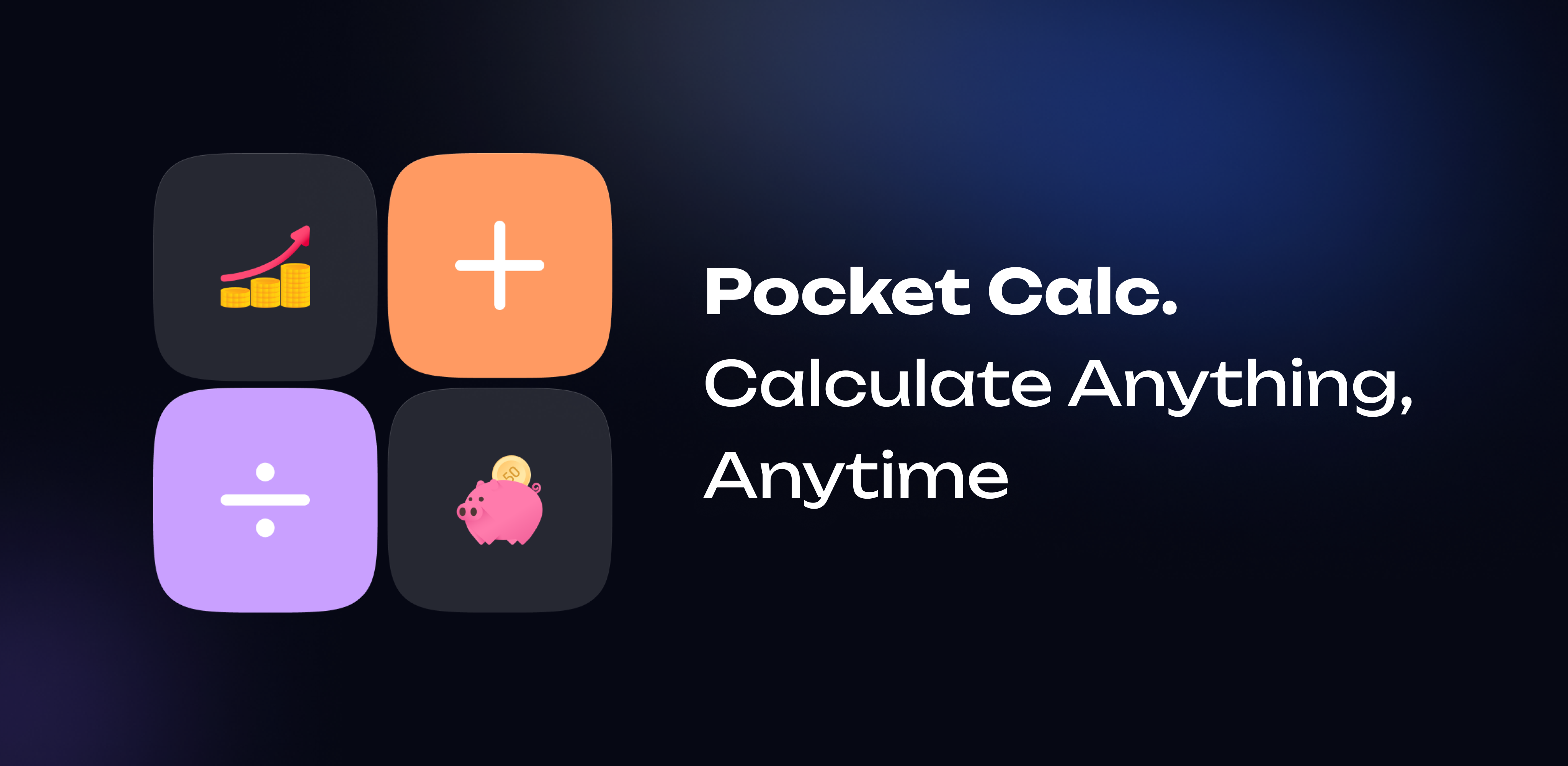 Media PocketCalc - Kirakan apa -apa, bila -bila masa 1