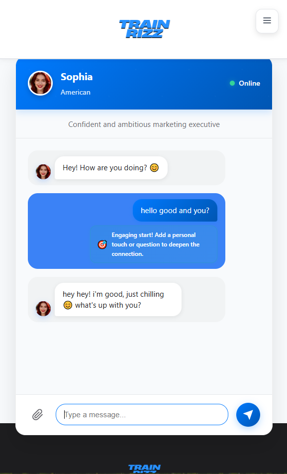 Trainrizz - Main product screenshot demonstrating key features and user interface