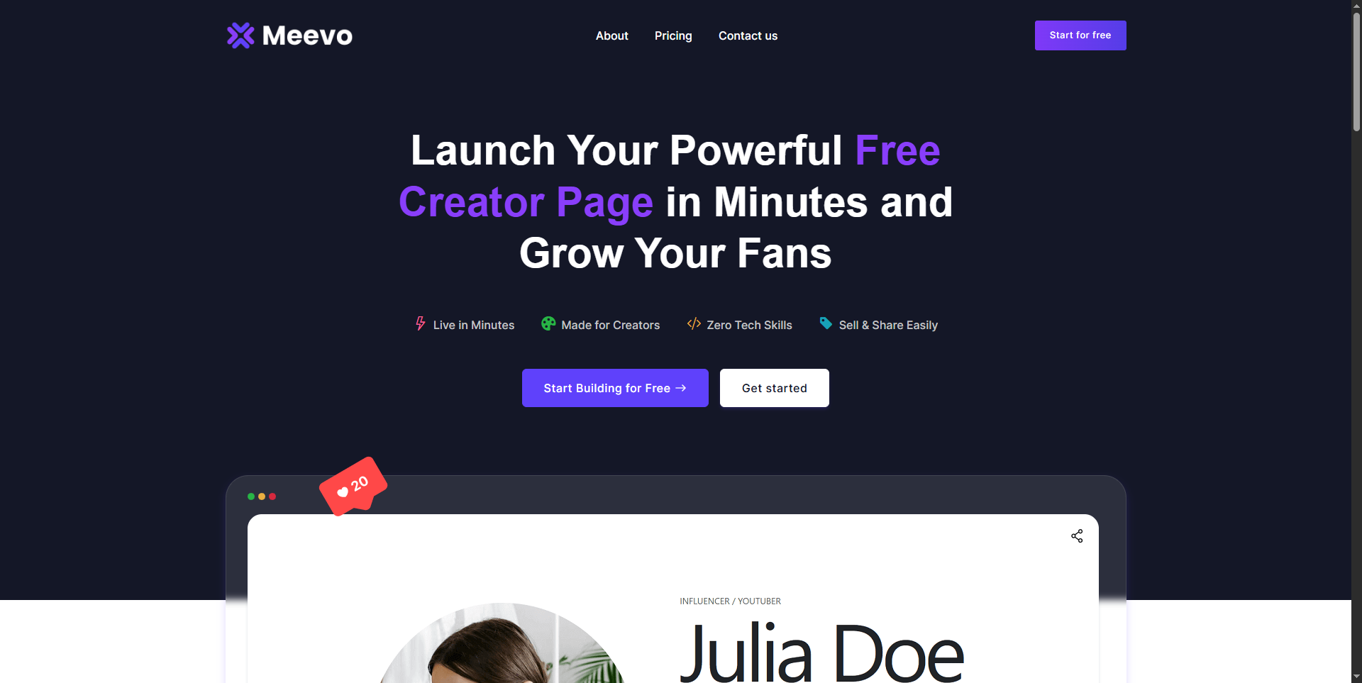 Meevo.media - Main product screenshot demonstrating key features and user interface