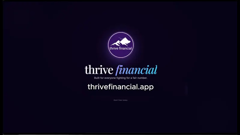 Thrive Financial screenshot 1 (video preview)