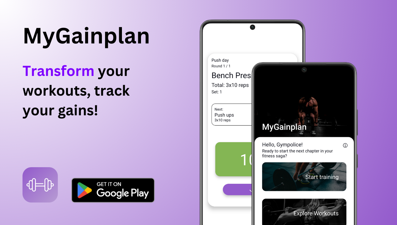 startuptile MyGainplan-Transform your workouts track your gains!