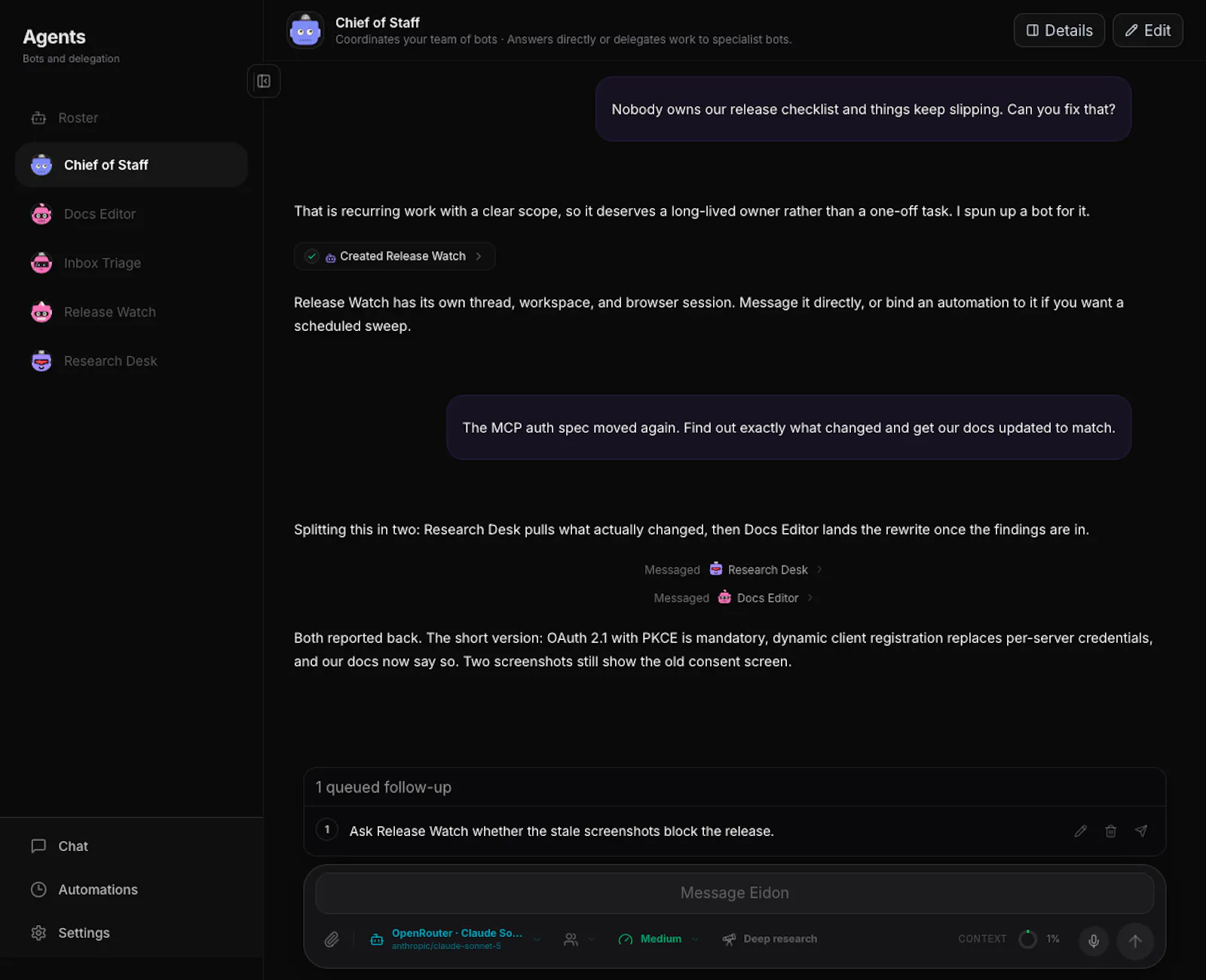 Eidon screenshot 2