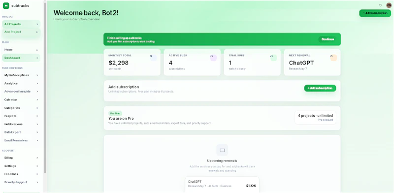 SUB TRACK screenshot 3